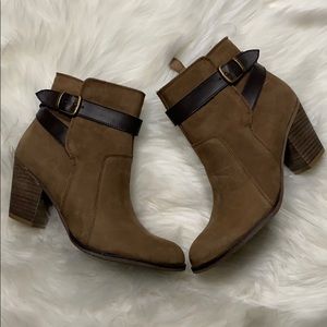 Franco Sarto Danela Brown Leather Boots - NWOT